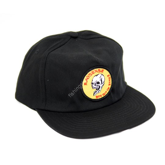 RAD SENSE Skull Patch Snapback Cap Black