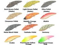 FAT FACTORY Fat Vib 40mm 2.6g #Dark Brown Pellet