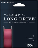 UNITIKA Long Drive PE X4 [Pink] 150m #0.2 (2lb)