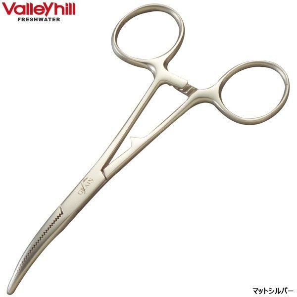 VALLEY HILL Delta Fine Forceps 5inch Matte Silver