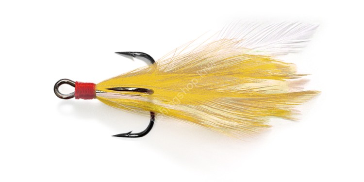 MEGABASS Slowl Feather Hook [Yellow/White] #2/0
