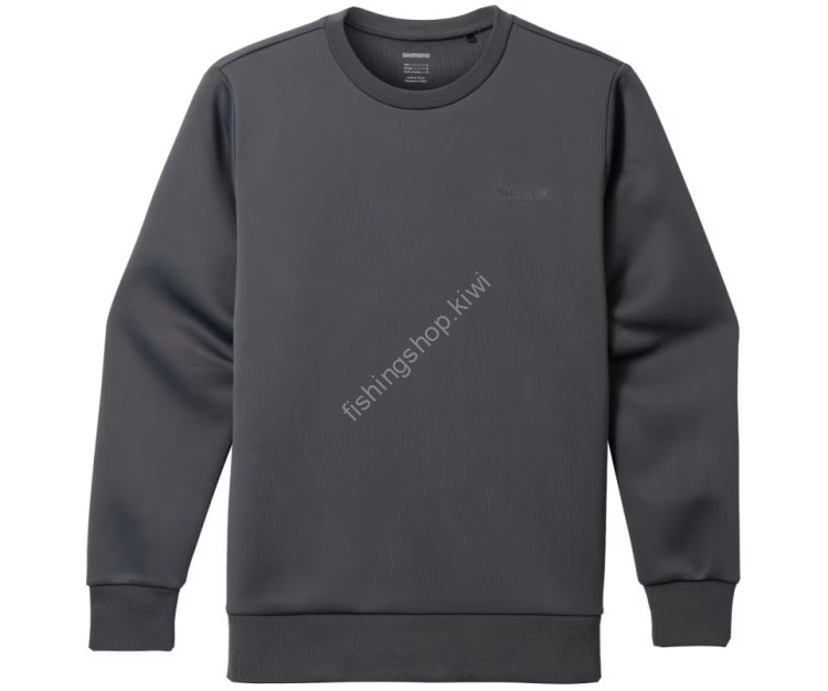 SHIMANO SH-030W Air Sweater Crew Neck (Charcoal) L