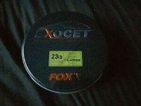 Fox EXOCET Monofilament 1000M 23Lb Trans Khaki