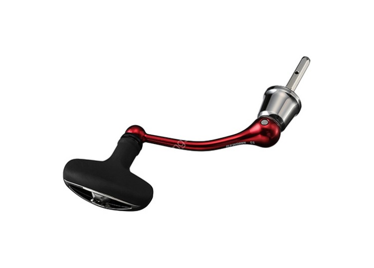 SLP WORKS Daiwa Machine Cut Shaft Handle Set 60mm #Red