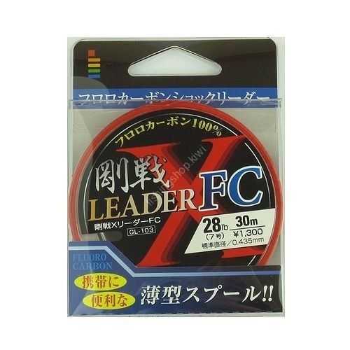 GOSEN X Leader FC [Natural] 30m #7 (28lb)