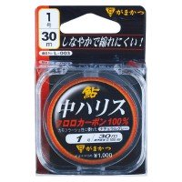 GAMAKATSU Ayu Medium Line Fluorocarbon [Natural Gray] 30m #0.6