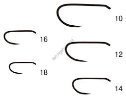 GAMAKATSU R10-B [Matte Black] #18 (20pcs)