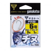 GAMAKATSU Chinu NKL With 1m Thread (Rolling) 1-1.5 (7pcs)