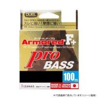 DUEL Armored F+ Pro Bass [Silver w/High-visibility Orange Markings] 100m #0.1 (4lb)