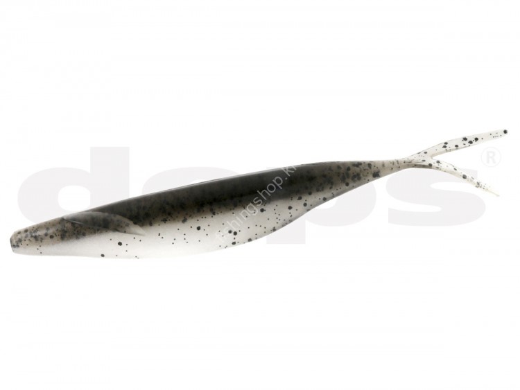 DEPS Sakamata Shad 6" #103 Smoke Pepper Clear