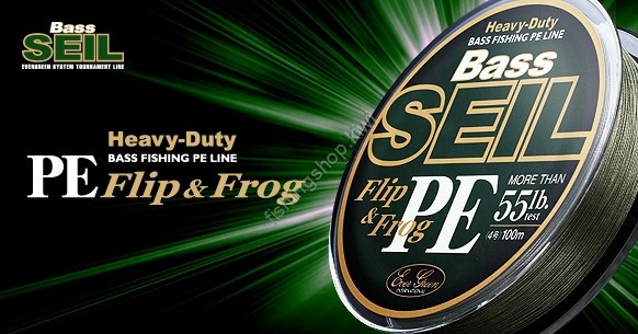 EVERGREEN Bass SEIL PE Flip & Frog 80Lb