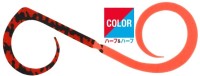 JACKALL BinBin Switch T+ Necktie Dual Curly #H&H Bright Orange / ShimaShima Red