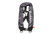JACKALL Automatic Inflatable Life Jacket (Fresh Water) - JF03 #Gray Camo