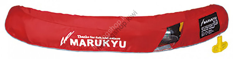 MARUKYU FISHING GEAR WAIST TYPE RAFT JACKET APPROVED MODEL MQ-08 RED
