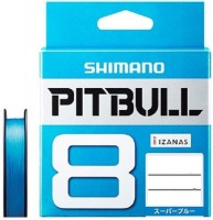 SHIMANO PL-M68R Pitbull 8 [Super Blue] 200m #2.0 (42.8lb)