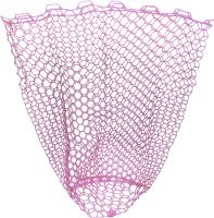 PROX Spare Rubber Landing Net 19 Type Depth 60cm #Net Pink