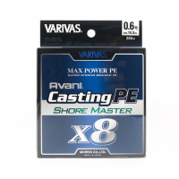 VARIVAS Avani Casting PE Max Power x8 Shore Master [White] 200m #0.6 (14.5lb)