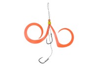 JACKALL Namarishiki BinBin Switch Spare Rubber Hook Set #Bright Orange