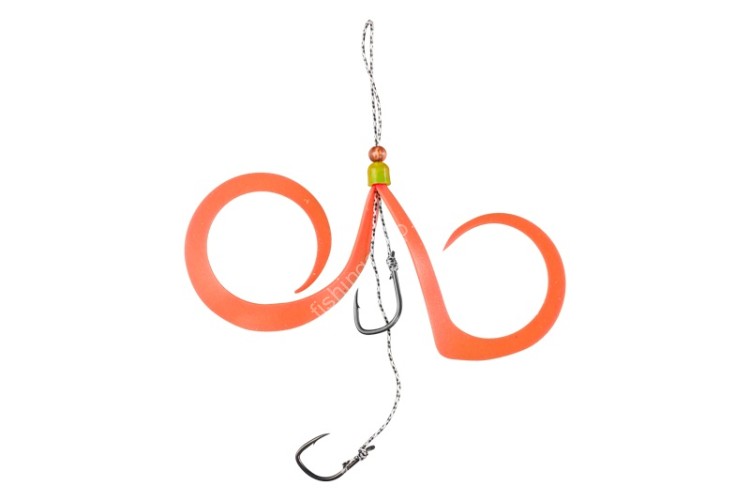 JACKALL Namarishiki BinBin Switch Spare Rubber Hook Set #Bright Orange