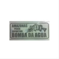 BOMBA DA AGUA Sticker L-Size Gray Metallic