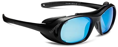 RAPALA Sportsman's Mirror RVG-206A #Frame: Matte Black; Lens: Blue Revo Gray