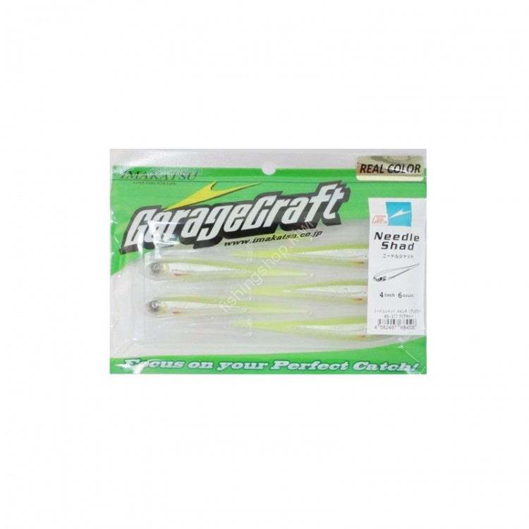 IMAKATSU Needle Shad 4 Real Eco # S-377 Clear Chart