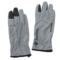 TIEMCO Foxfire SC Easy Touch Gloves (Gray) XS