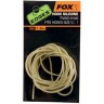 FOX EDGES Hook Silicone Trans Khaki Fits Hooks Size 10-7 (1.5m)