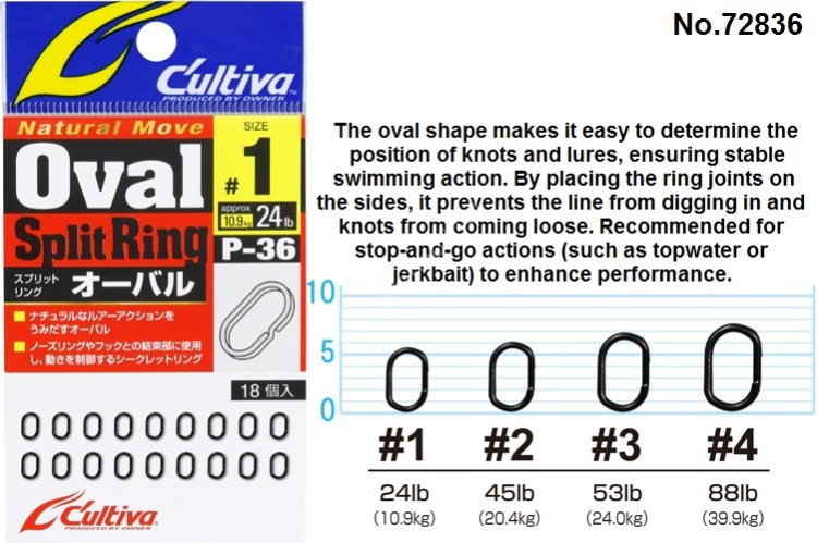OWNER Oval Split Ring #4