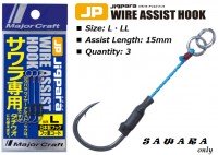 MAJOR CRAFT JigPara Assist Hook [Sawara] LL (2pcs)