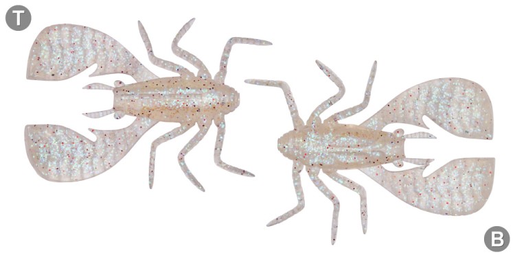 MEGABASS Fuwabug 2.5'' #Clear Holo (5pcs)