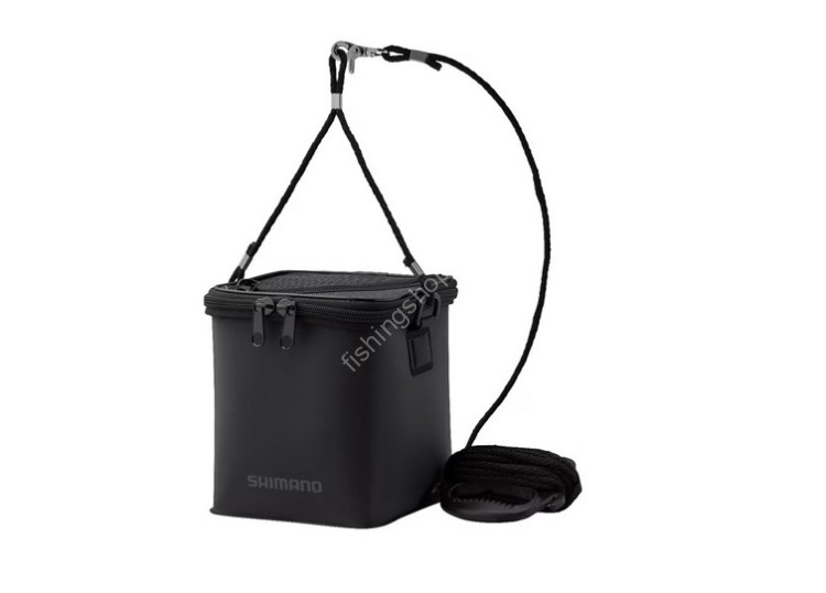 SHIMANO Mesh Water Bucket 19cm BK-001X #Black SHIMANO Mesh Water Bucket 19cm BK-001X #Black