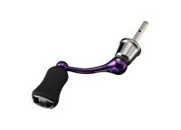 SLP WORKS Daiwa Machine Cut Shaft Handle Set 40mm #Purple