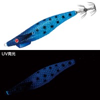 GAMAKATSU 19398 Speed ​​Metal Eggi Dropper Slim 95 F Type #33 Purple Head/Blue Black Spot