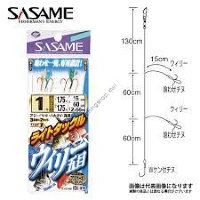 SASAME Light Takkuru Uirii Gomoku Type I D-810 [Gold] 3 Hook 3-4 (2pcs)