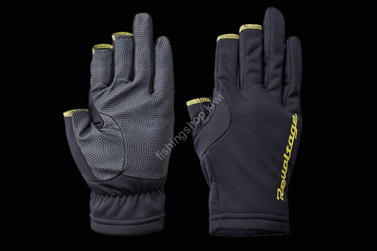 JACKALL Shell Gloves Three Fingers L #Revoltage