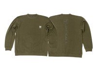 JACKALL Side Ribbed Crew Neck Sweat (Olive) XXL