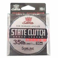 SUNLINE Saltymate State Clutch Shock Leader [Clear] 50m #8 (35lb)