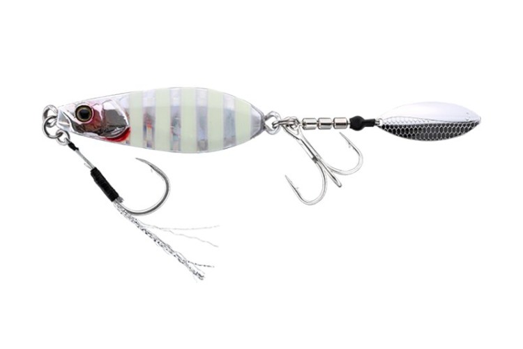 JACKALL Big Backer E-Blade W 40g #Glow Stripe