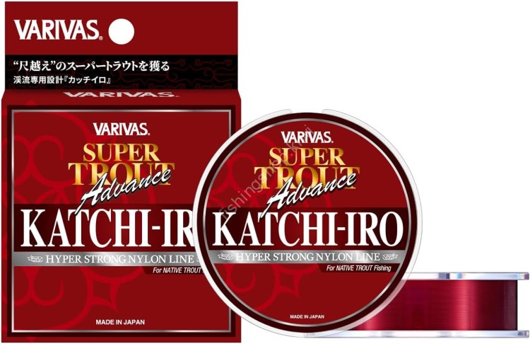 VARIVAS Super Trout Advance Katchi-Iro Nylon [Reddish Brown] 100m #0.6 (3lb)