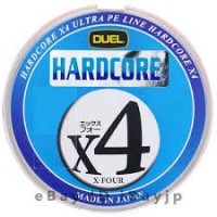 DUEL Hardcore X4 [10m x Silver&Green&Orange&Blue&Pink] 200m #0.4 (8lb)