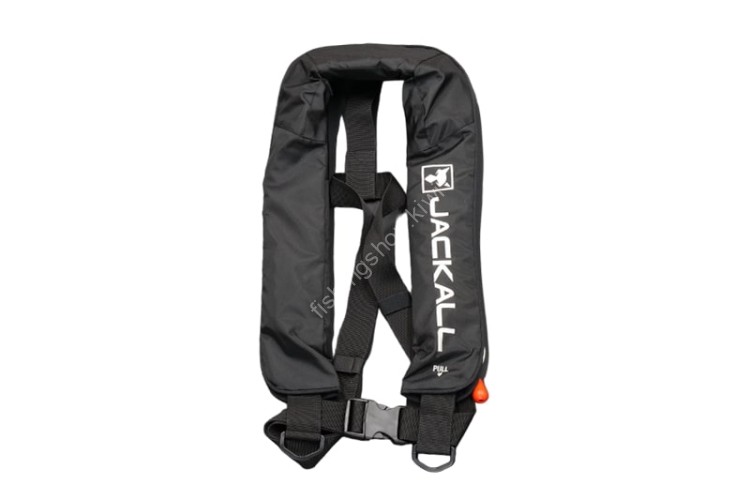 JACKALL Automatic Inflatable Life Jacket (Fresh Water) - JF03 #Black