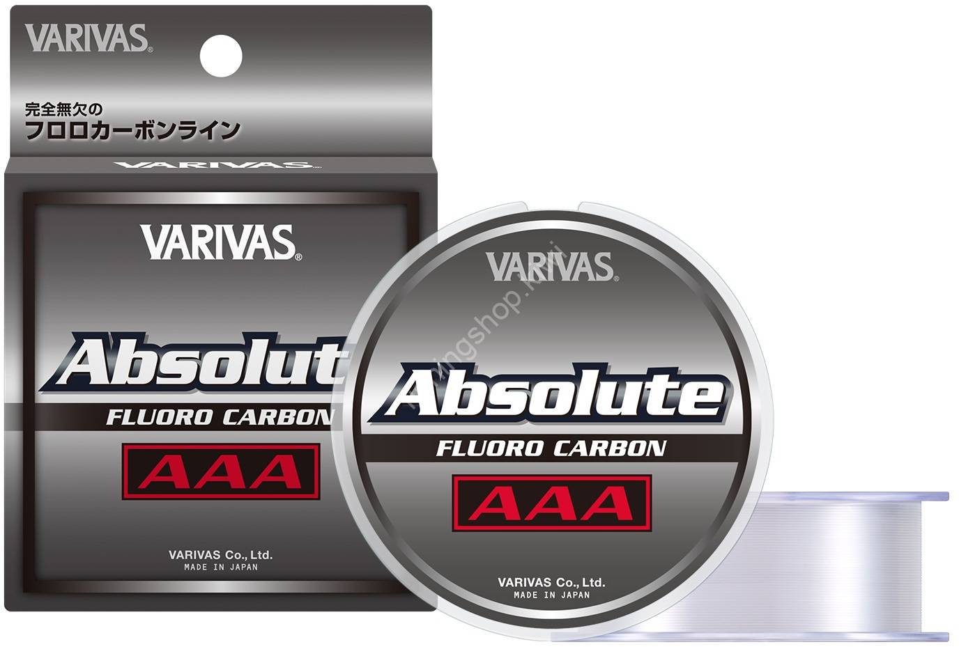 VARIVAS Absolute AAA Fluorocarbon [Natural] 80m #0.165mm (4lb