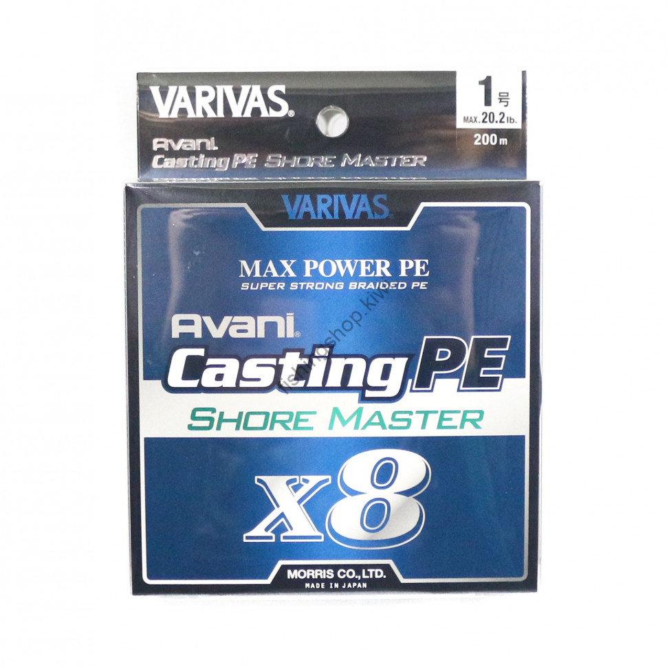 VARIVAS Avani Casting PE Max Power x8 Shore Master [White] 200m #1 (20.2lb)  Fishing lines buy at