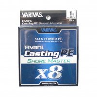 VARIVAS Avani Casting PE Max Power x8 Shore Master [White] 200m #1 (20.2lb)