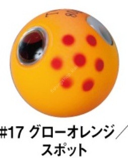 GAMAKATSU Luxxe 19-275 Ohgen "Tai Rubber Q" TG Sinker 220g #17 Glow Orange / Spot