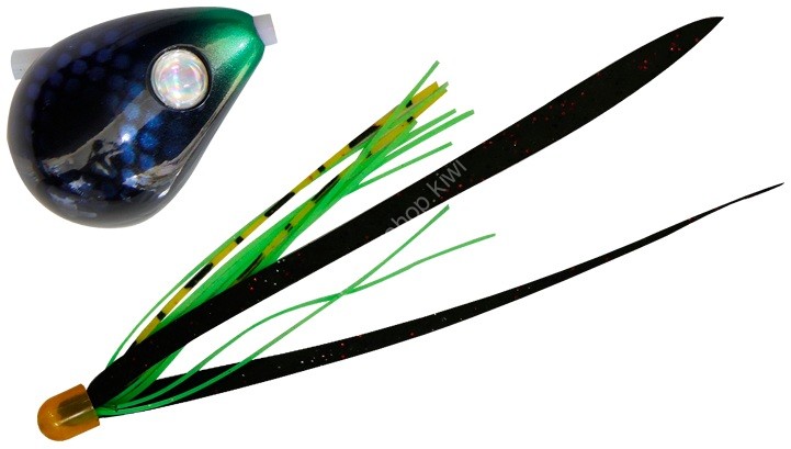 JACKALL Bakuryu Pb BinBin Dama Slide 200g #F205 Deep Black / MakKuro Red T+