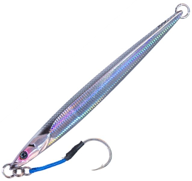 JACKALL BamBluz Jig Semilong 100g #G-0202 Slim Border Silver