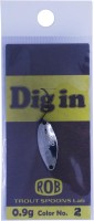 ROB LURE Dig in 0.9g #02 Silver