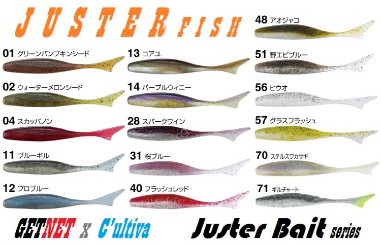 OWNER 82931 GETNET x C'ultiva GN-28 Juster Fish 2.5" #48 Aojako